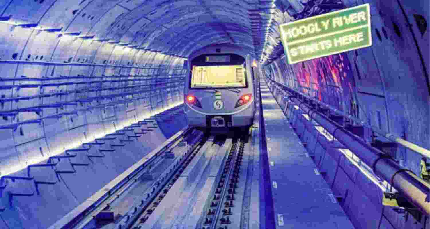 India's first underwater metro. India's first underwater metro.