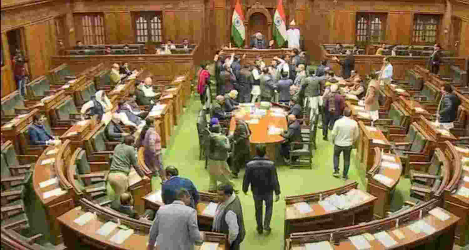 View of Delhi Assembly.  View of Delhi Assembly.