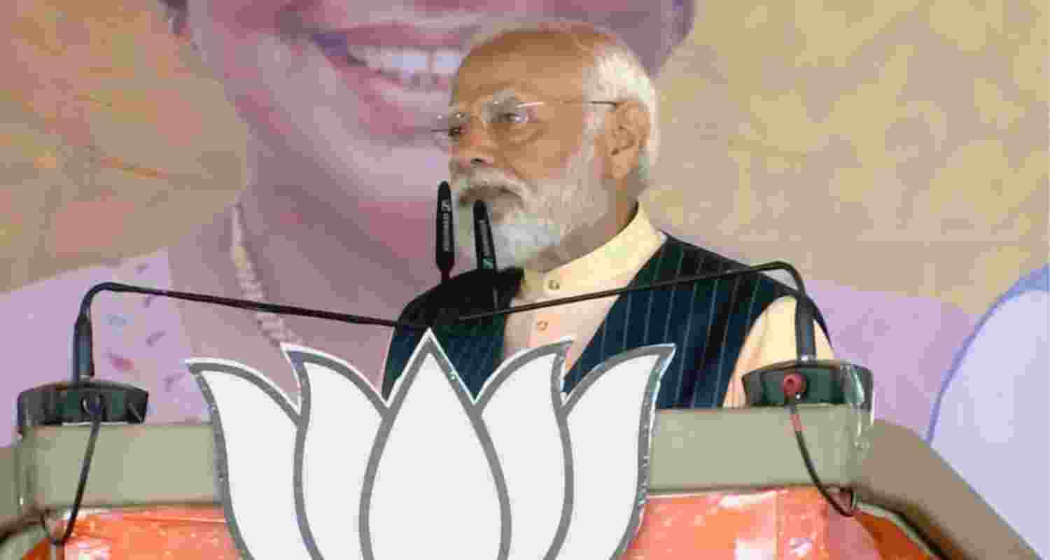 Prime Minister Narendra Modi addresses a massive rally in Barasa Prime Minister Narendra Modi addresses a massive rally in Barasa