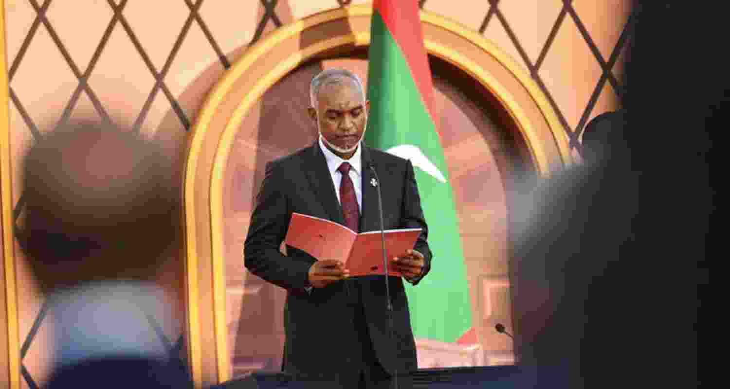 Maldives President Mohamed Muizzu Maldives President Mohamed Muizzu