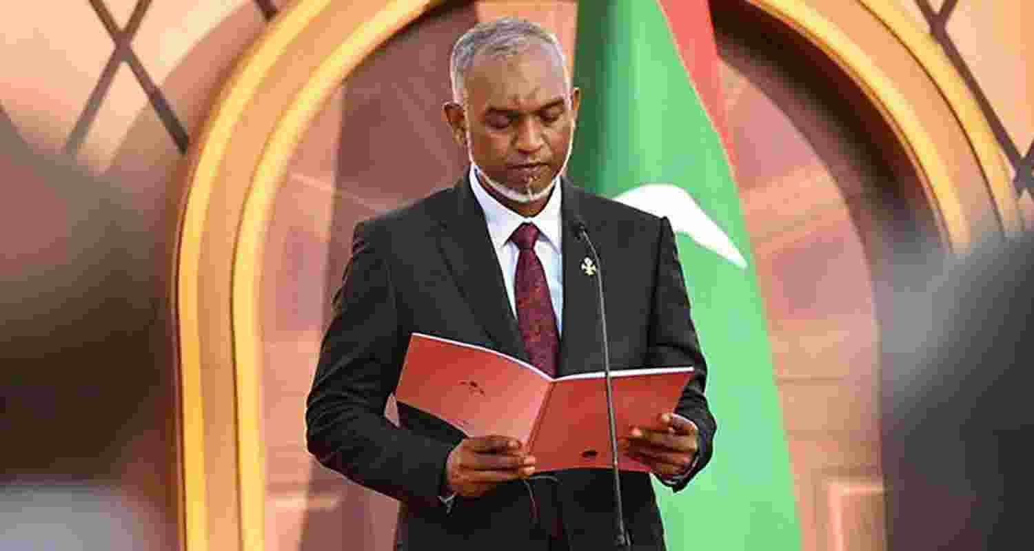 Maldivian President Mohamed Muizzu. Maldivian President Mohamed Muizzu.