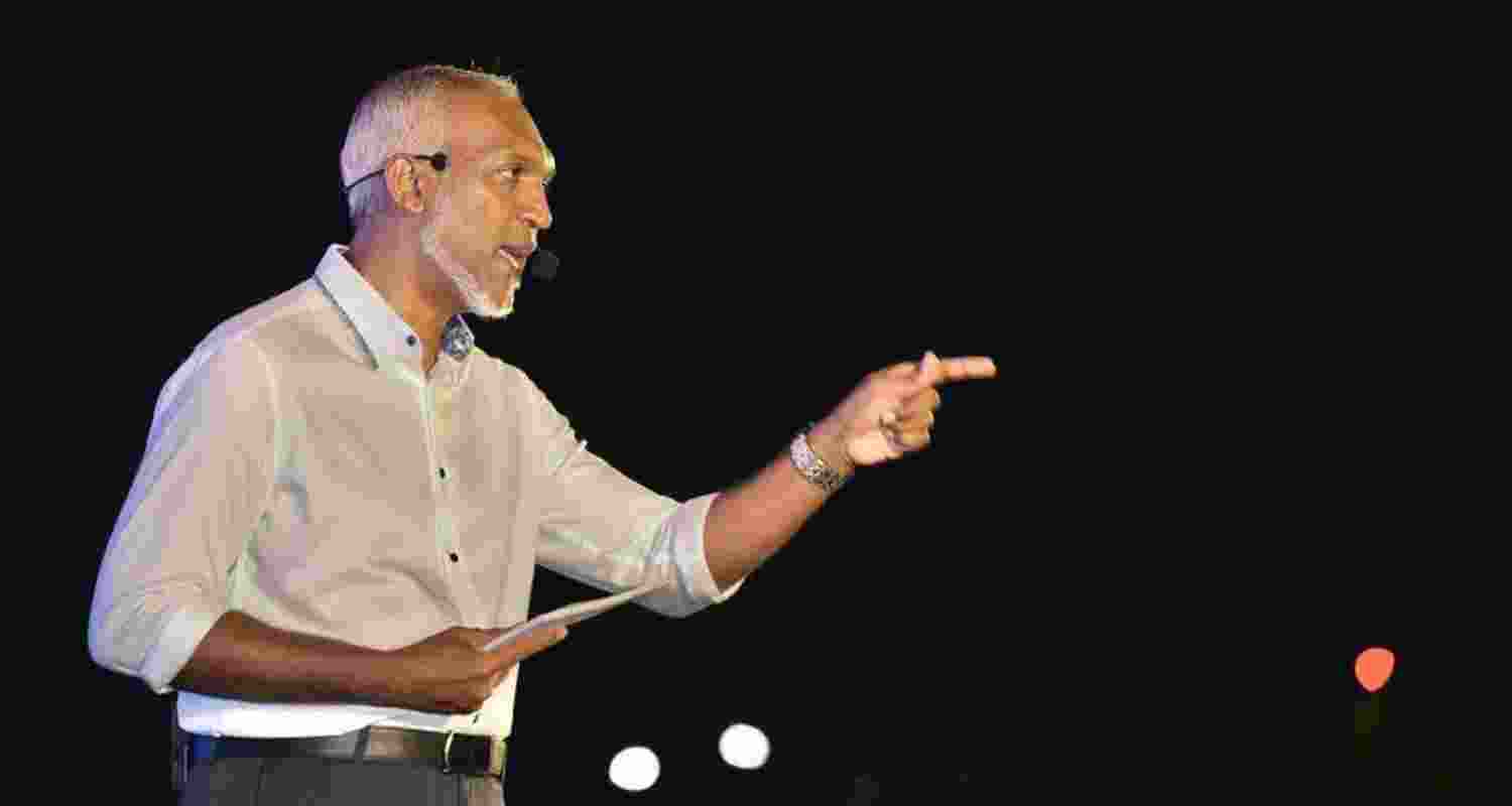 Maldives President Mohamed Muizzu. Maldives President Mohamed Muizzu.
