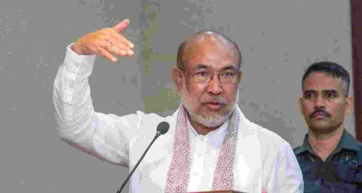 Manipur Chief Minister N Biren Singh. Manipur Chief Minister N Biren Singh.