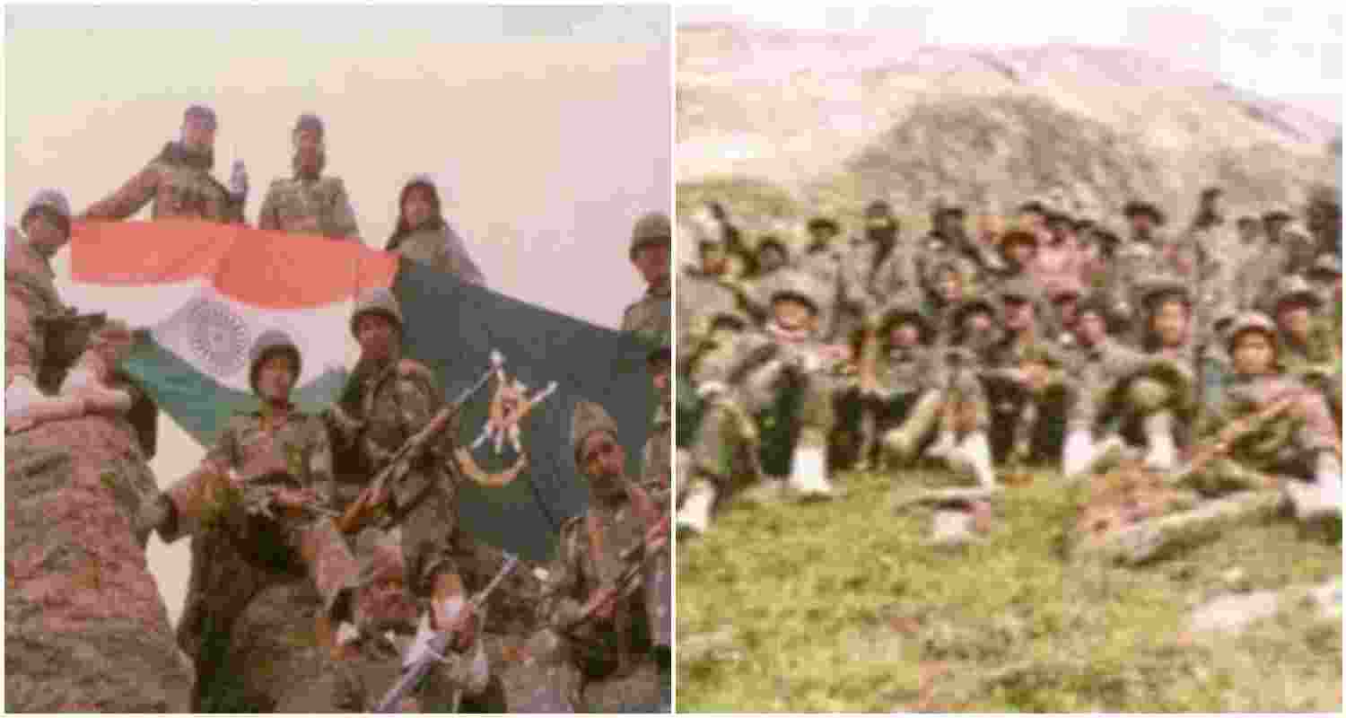 The triumphant moment when the valiant warriors of the Naga Regiment seized the objective in Dras and proudly hoisted the Tiranga. The triumphant moment when the valiant warriors of the Naga Regiment seized the objective in Dras and proudly hoisted the Tiranga.