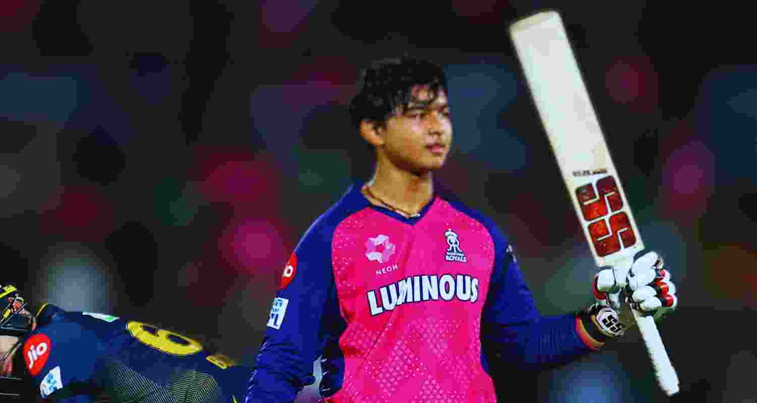 Vaibhav Suryavanshi.  Vaibhav Suryavanshi.