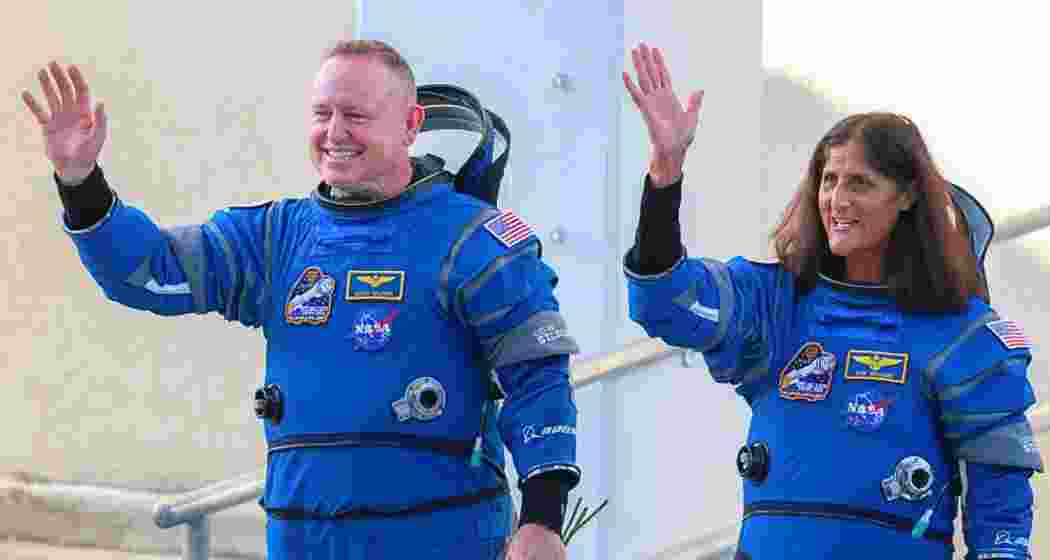 NASA’s Boeing Crew Flight Test Commander Butch Wilmore (L) and Pilot Suni Williams walk out of the Operations and Checkout Building June 05, 2024 in Cape Canaveral, Florida. File photo. NASA’s Boeing Crew Flight Test Commander Butch Wilmore (L) and Pilot Suni Williams walk out of the Operations and Checkout Building June 05, 2024 in Cape Canaveral, Florida. File photo.
