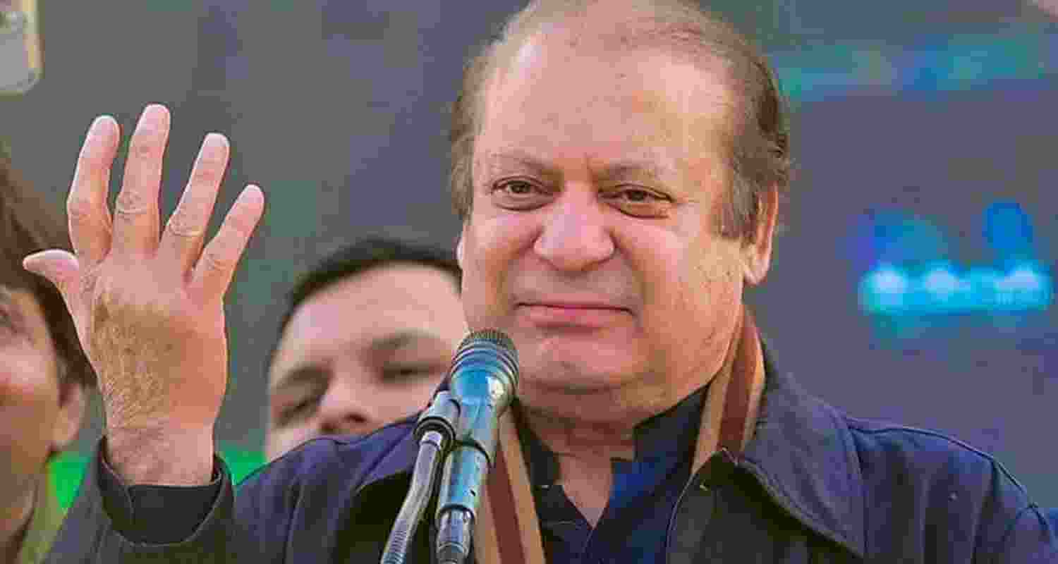 Former Pakistan Prime Minister Nawaz Sharif speaking in Islamabad Former Pakistan Prime Minister Nawaz Sharif speaking in Islamabad