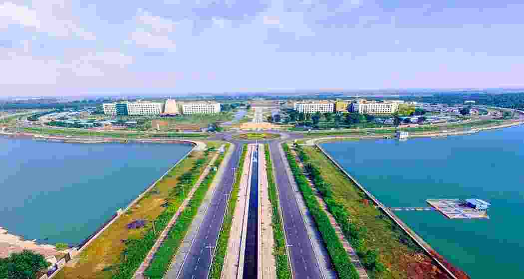 An aerial view of Naya Raipur's emerging IT hub, where infrastructure developments and job opportunities are creating a promising future for local youth, especially from naxal-affected regions of Chhattisgarh. An aerial view of Naya Raipur's emerging IT hub, where infrastructure developments and job opportunities are creating a promising future for local youth, especially from naxal-affected regions of Chhattisgarh.