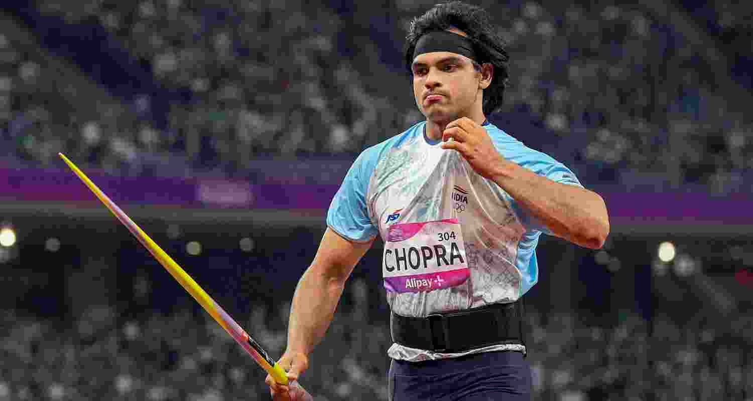 Olympic and world champion javelin thrower Neeraj Chopra. Olympic and world champion javelin thrower Neeraj Chopra.