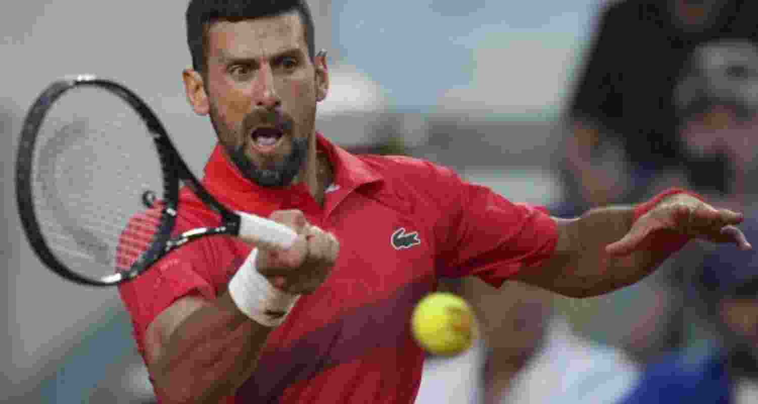 Novak Djokovic took a medical timeout to deal with a bothersome toe before dispatching Corentin Moutet 6-3, 6-2, 7-6 (1). Novak Djokovic took a medical timeout to deal with a bothersome toe before dispatching Corentin Moutet 6-3, 6-2, 7-6 (1).