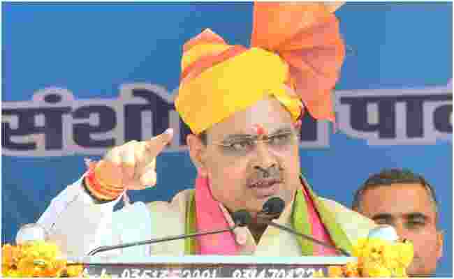 Rajasthan Chief Minister Bhajanlal Sharma in Khetri and Kalyanpura, part of the 'Dhanyavad Yatra' .  Rajasthan Chief Minister Bhajanlal Sharma in Khetri and Kalyanpura, part of the 'Dhanyavad Yatra' .