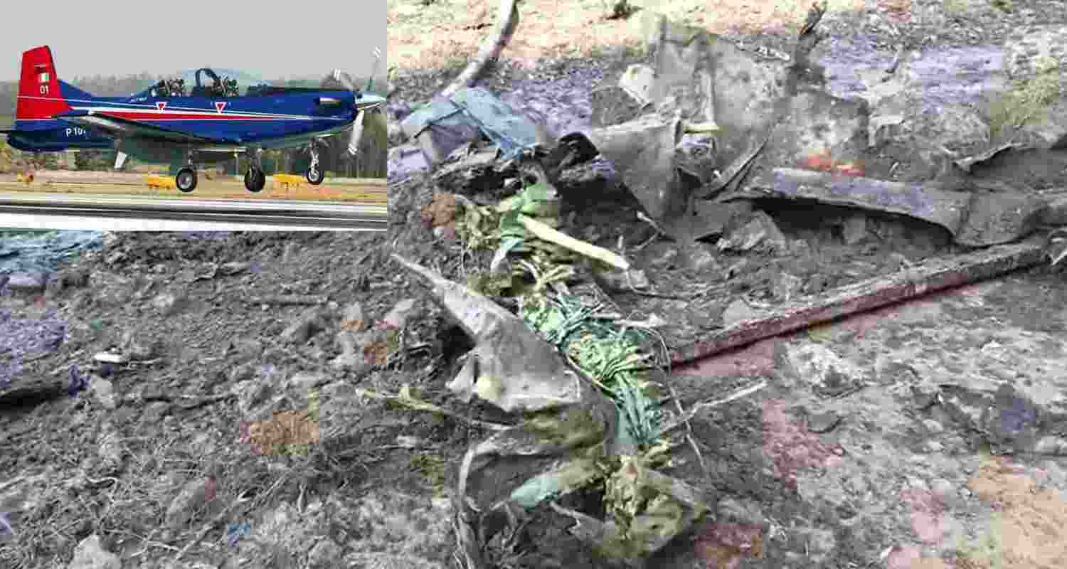 IAF aircraft crashes; pilot ejects IAF aircraft crashes; pilot ejects