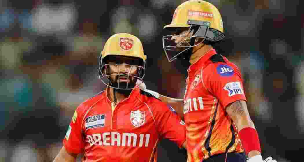 Prabhsimran Singh and captain Shreyas Iyer in action during Punjab Kings' IPL 2025 clash against Lucknow Super Giants in Lucknow on Tuesday. Prabhsimran Singh and captain Shreyas Iyer in action during Punjab Kings' IPL 2025 clash against Lucknow Super Giants in Lucknow on Tuesday.