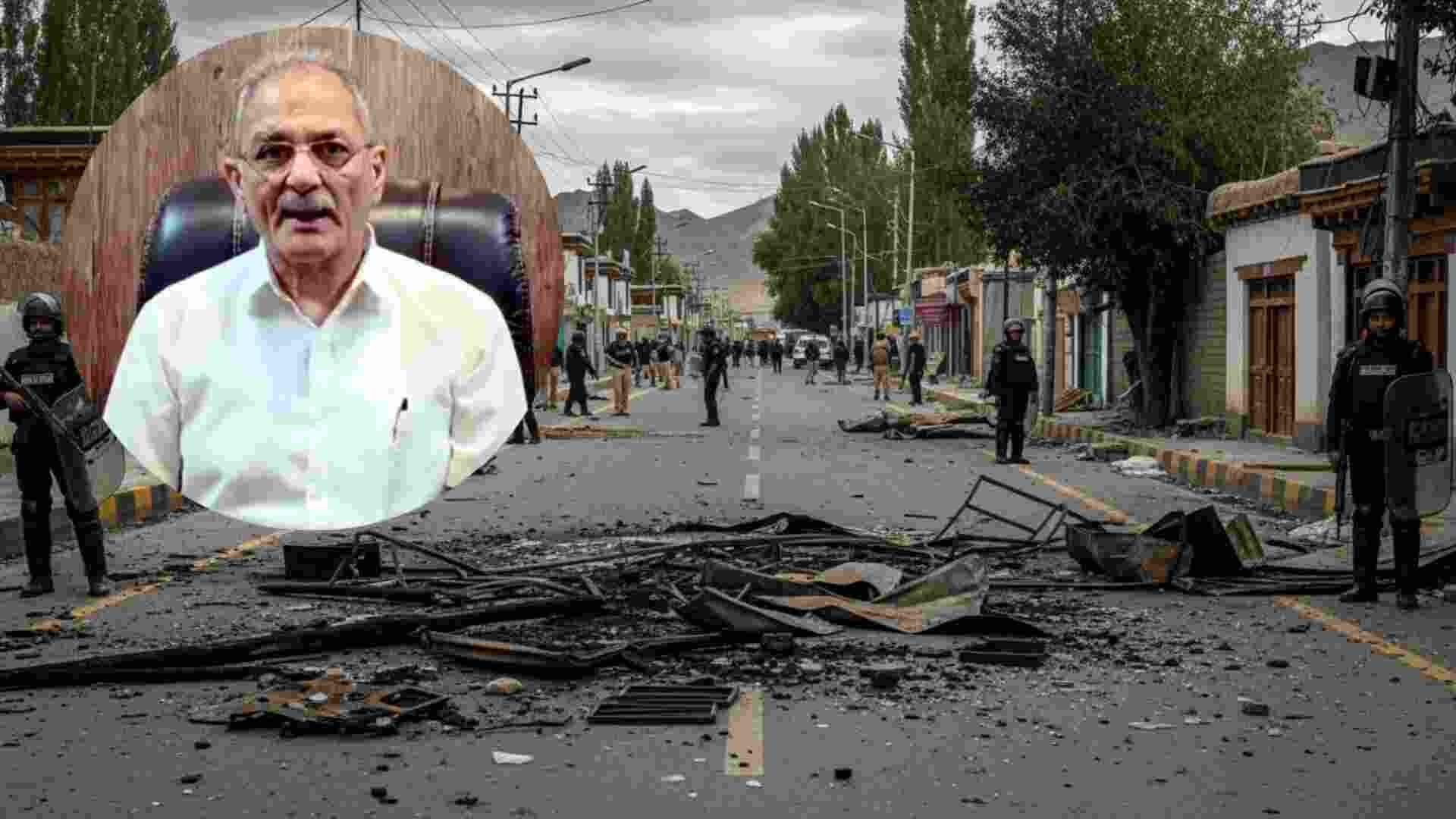 Foreign conspiracy behind Leh violence, says Ladakh LG Foreign conspiracy behind Leh violence, says Ladakh LG