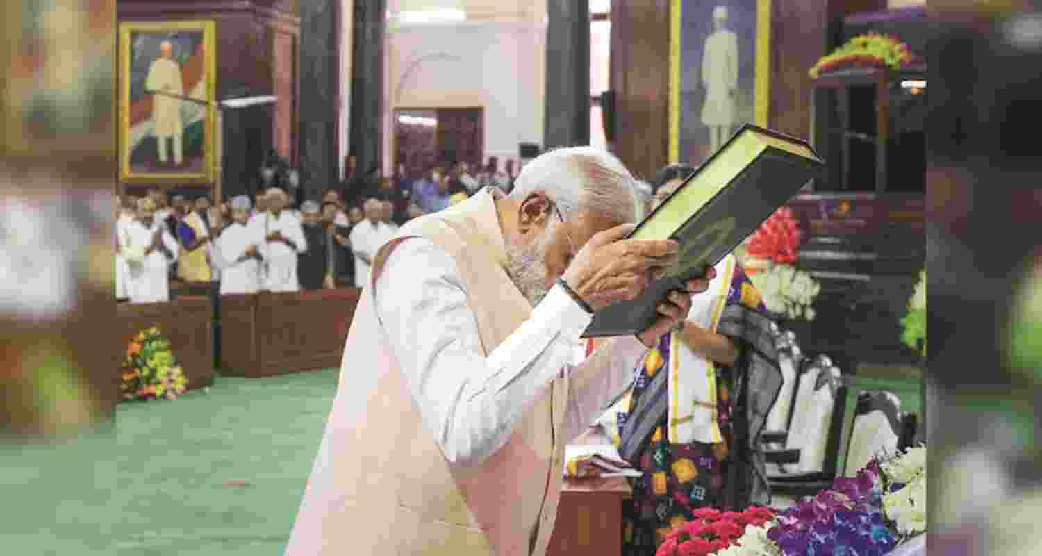 PM Modi to join in 75th Constitution Day celebrations at SC PM Modi to join in 75th Constitution Day celebrations at SC