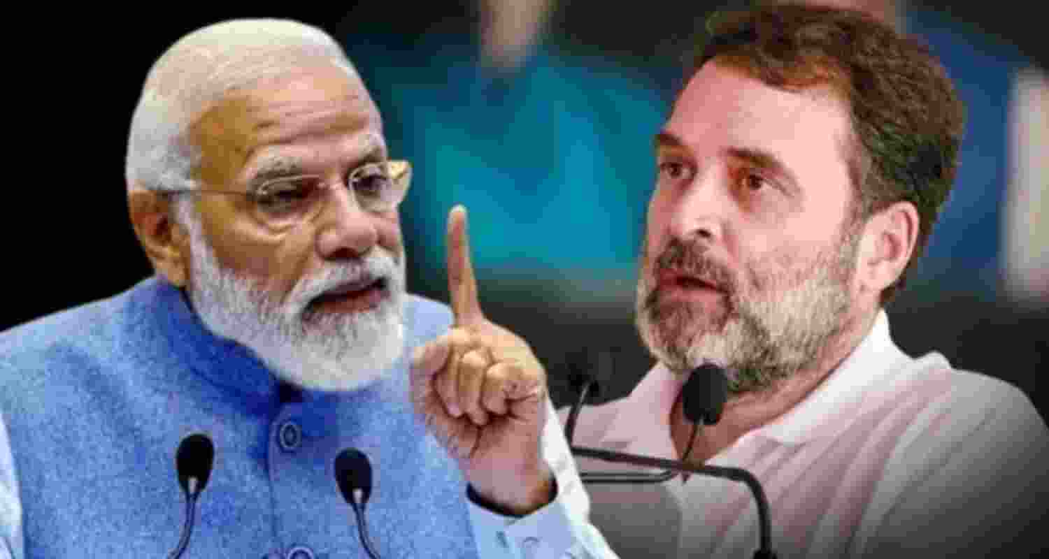 Prime Minister Narendra Modi and Congress leader Rahul Gandhi. Prime Minister Narendra Modi and Congress leader Rahul Gandhi.