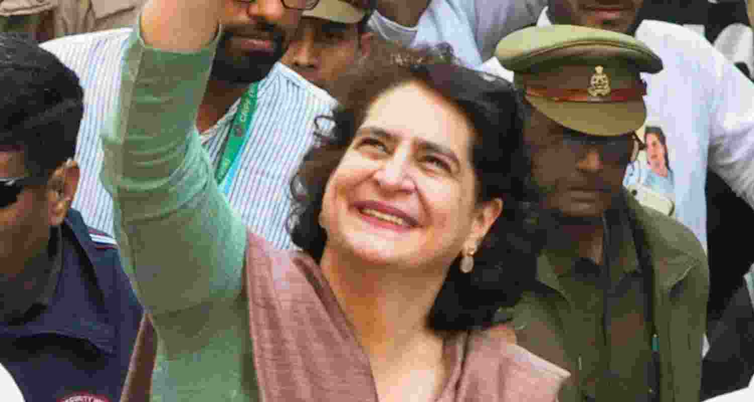 Congress leader Priyanka Gandhi Vadra.  Congress leader Priyanka Gandhi Vadra.