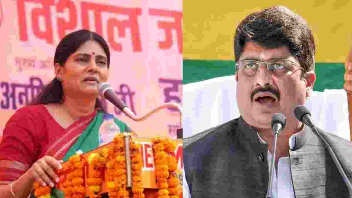 Apna Dal (S) Leader Anupriya Patel and Kunda MLA  lock horns in Eastern UP Apna Dal (S) Leader Anupriya Patel and Kunda MLA  lock horns in Eastern UP