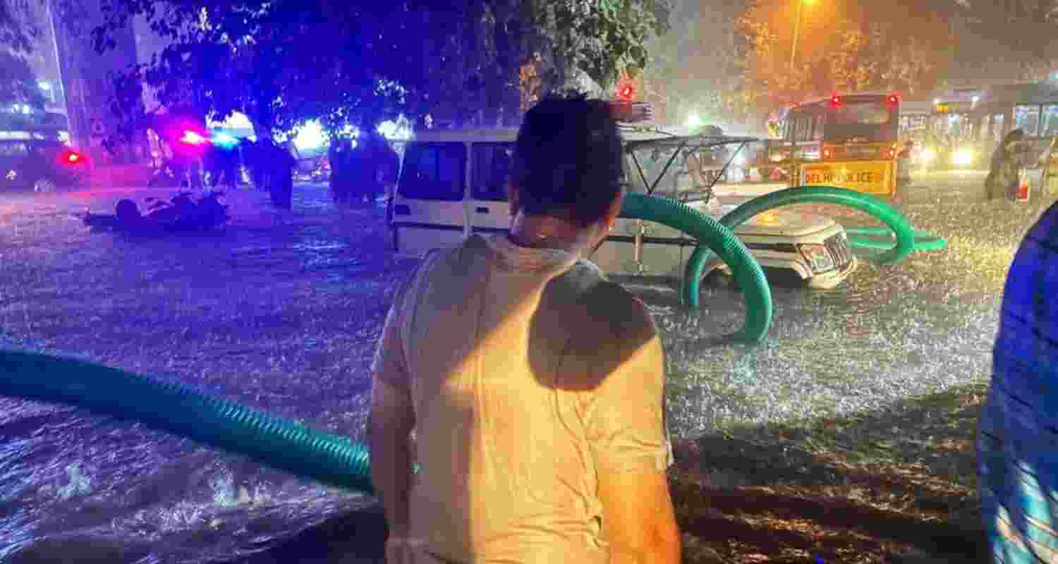 Delhi area where IAS aspirants died flooded again after rain Delhi area where IAS aspirants died flooded again after rain