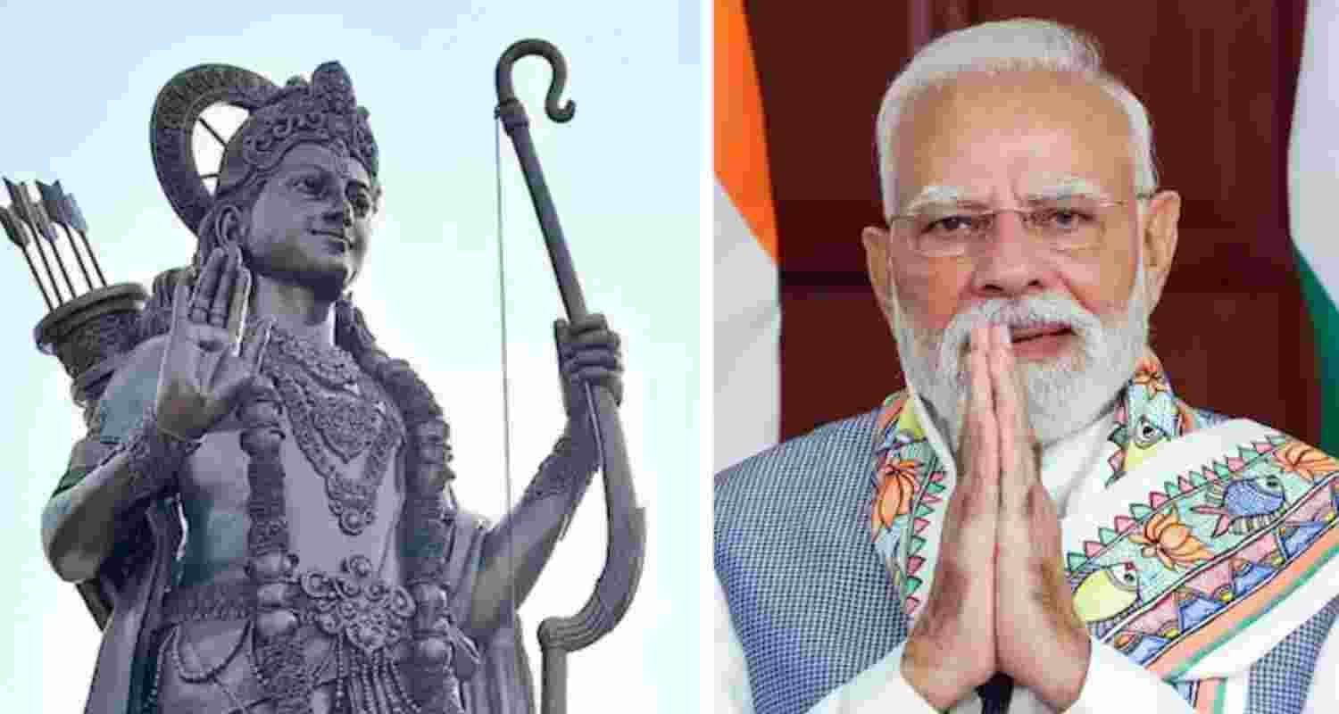 Goa awaits as PM Modi set to unveil 77-feet Lord Ram statue. Goa awaits as PM Modi set to unveil 77-feet Lord Ram statue.