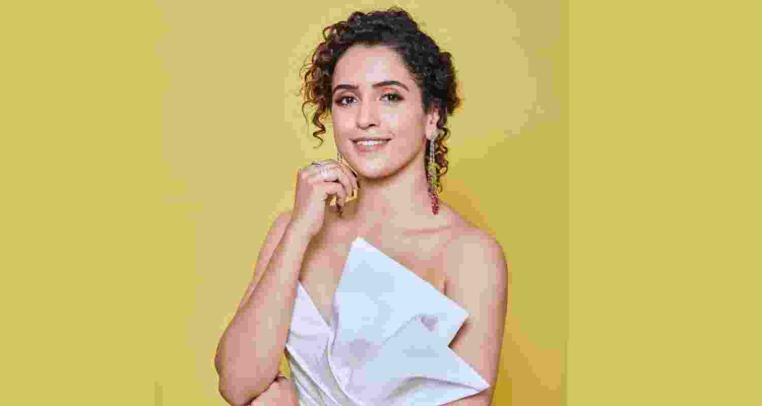 Bollywood actor Sanya Malhotra. Image: X Bollywood actor Sanya Malhotra. Image: X