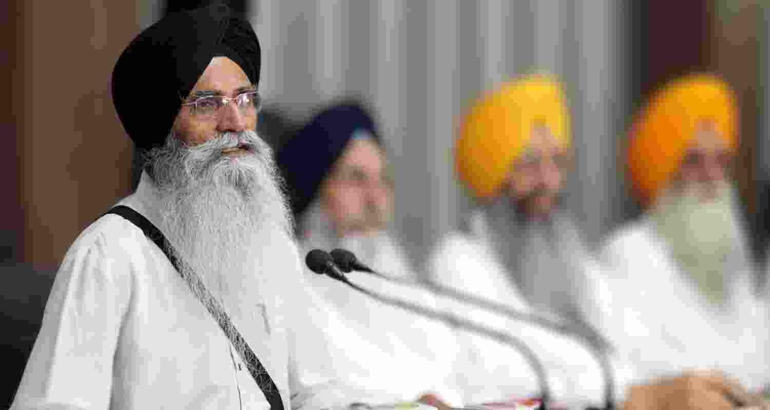 Harjinder Singh Dhami. File photo. Harjinder Singh Dhami. File photo.