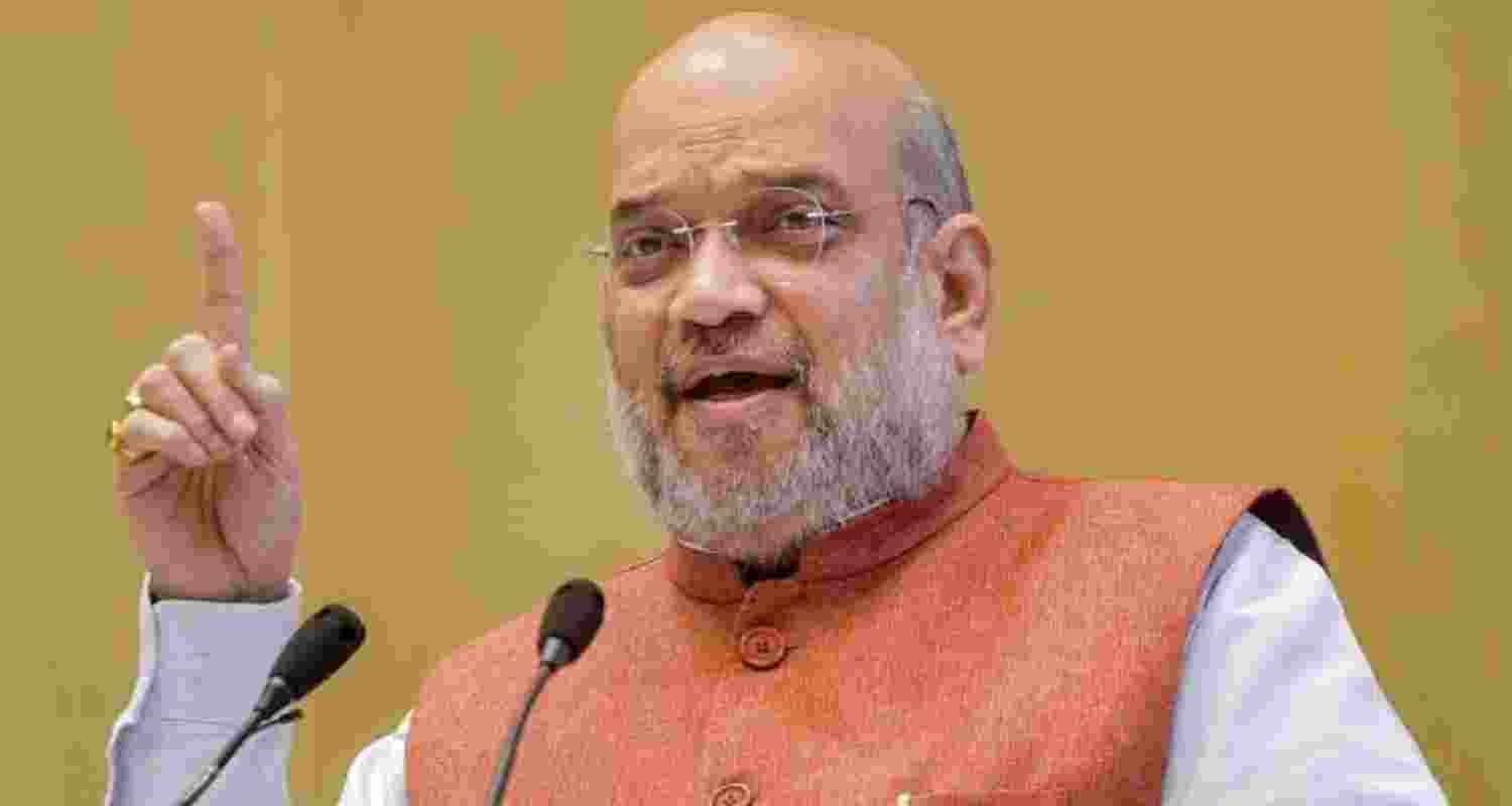 Union Home Minister Amit Shah.  Union Home Minister Amit Shah.