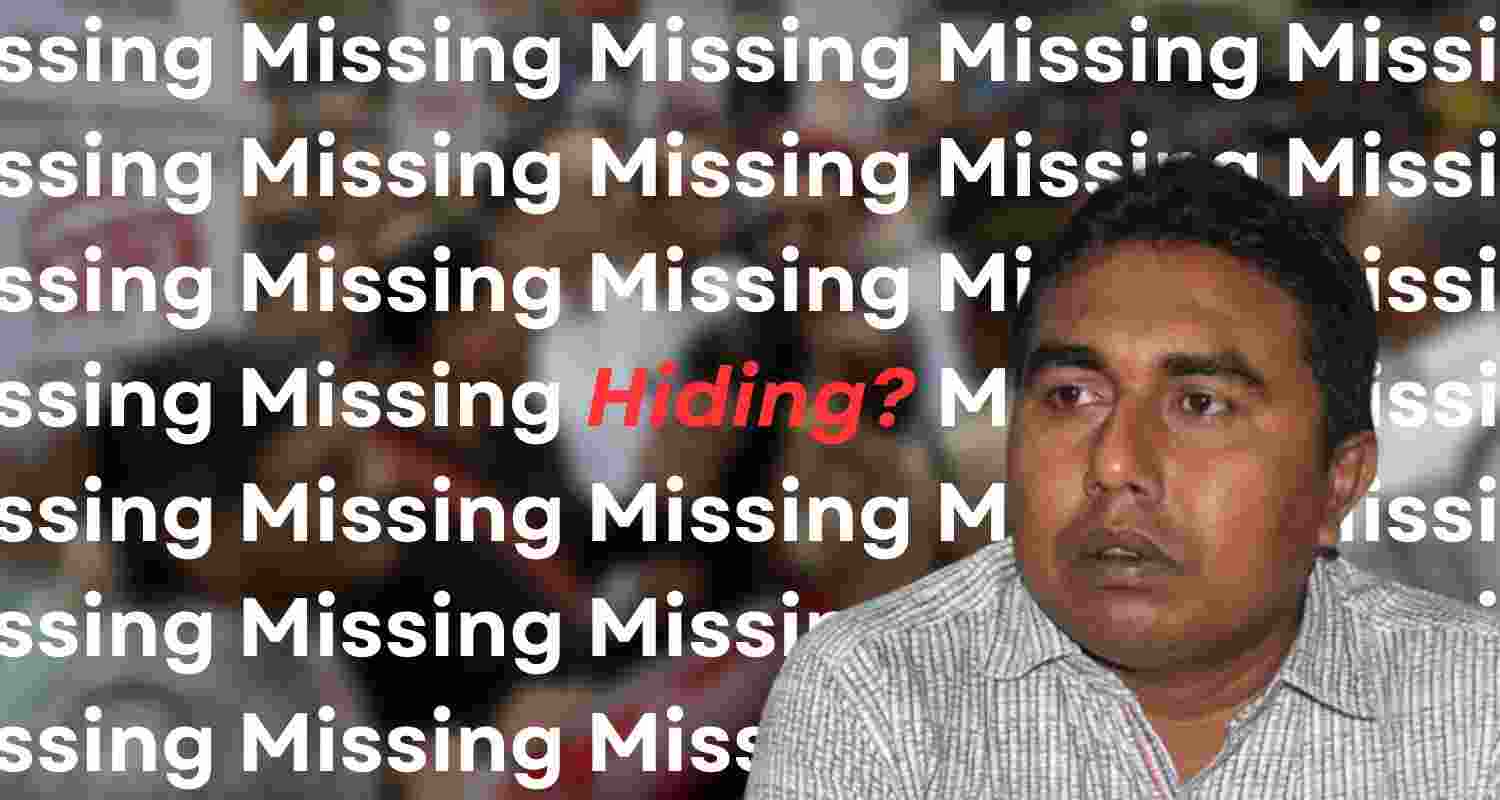 An Image of TMC MLA Shajahan Sheikh.  An Image of TMC MLA Shajahan Sheikh.