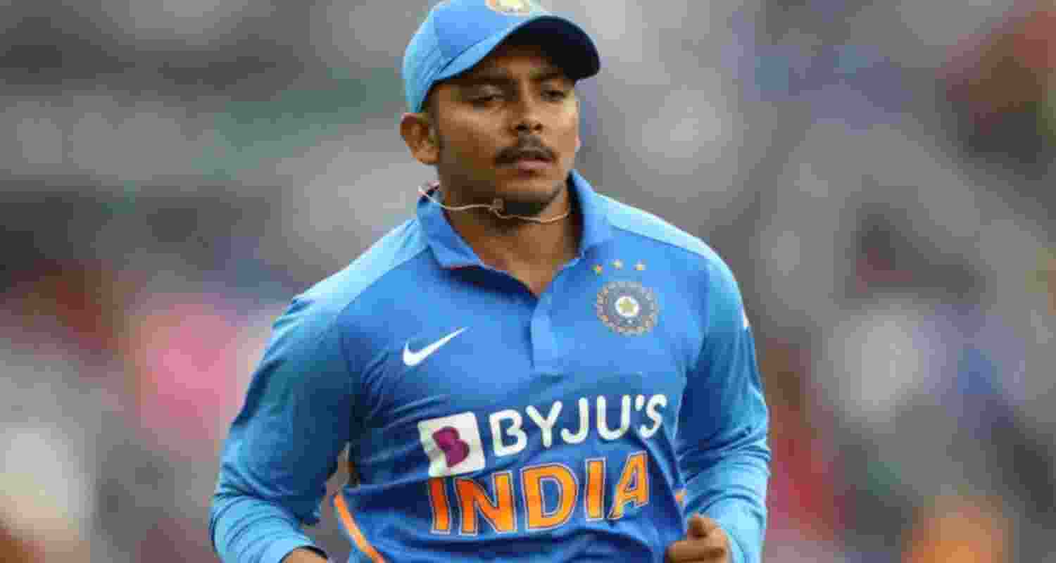 Prithvi Shaw.  Prithvi Shaw.