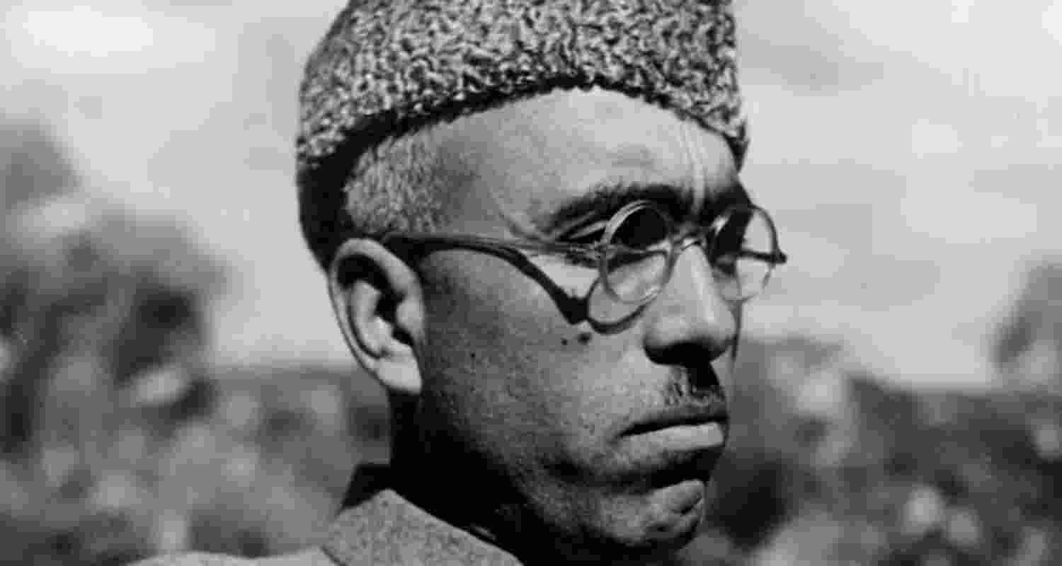 National Conference founder Sheikh Mohammed Abdullah. Image: X National Conference founder Sheikh Mohammed Abdullah. Image: X