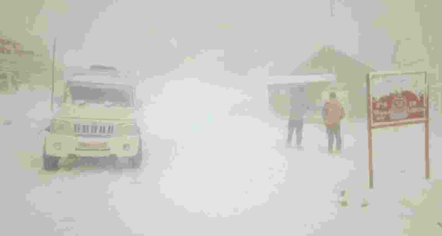 Tourists stranded in Sandakphu, West Bengal rescued as heavy snowfall blankets the picturesque Himalayan destination, known for its stunning views. Tourists stranded in Sandakphu, West Bengal rescued as heavy snowfall blankets the picturesque Himalayan destination, known for its stunning views.