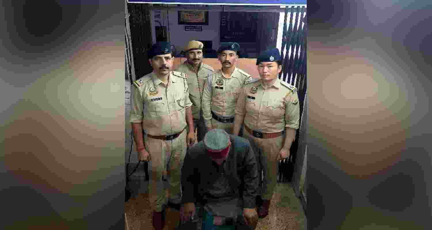 Solan District Police with Ram Kumar Bindal. Solan District Police with Ram Kumar Bindal.