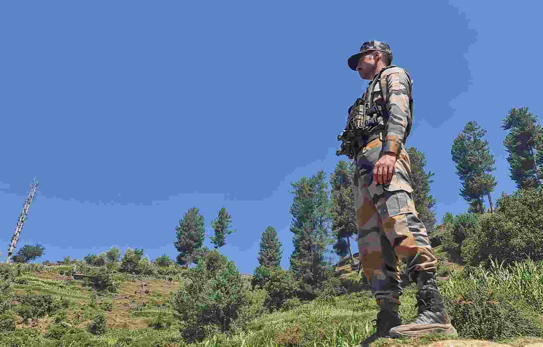 “Defence Minister Rajnath Singh spoke to COAS General Upendra Dwivedi this morning. RM was apprised of the ground situation and the ongoing counter-terrorism operation in Doda by the Army Chief,” the Defence Ministry's office posted on X. “Defence Minister Rajnath Singh spoke to COAS General Upendra Dwivedi this morning. RM was apprised of the ground situation and the ongoing counter-terrorism operation in Doda by the Army Chief,” the Defence Ministry's office posted on X.