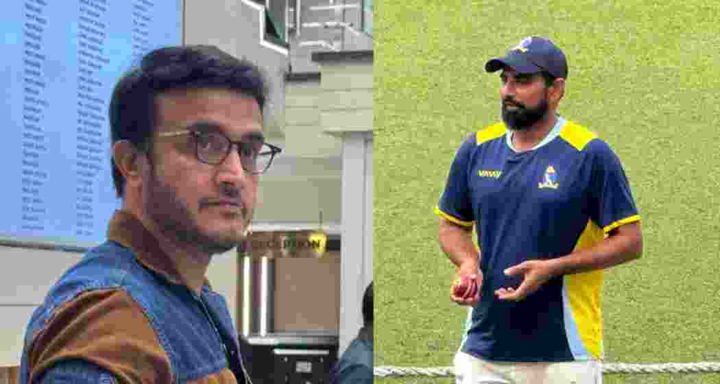 Sourav Ganguly backs ‘fit’ Mohammed Shami Sourav Ganguly backs ‘fit’ Mohammed Shami