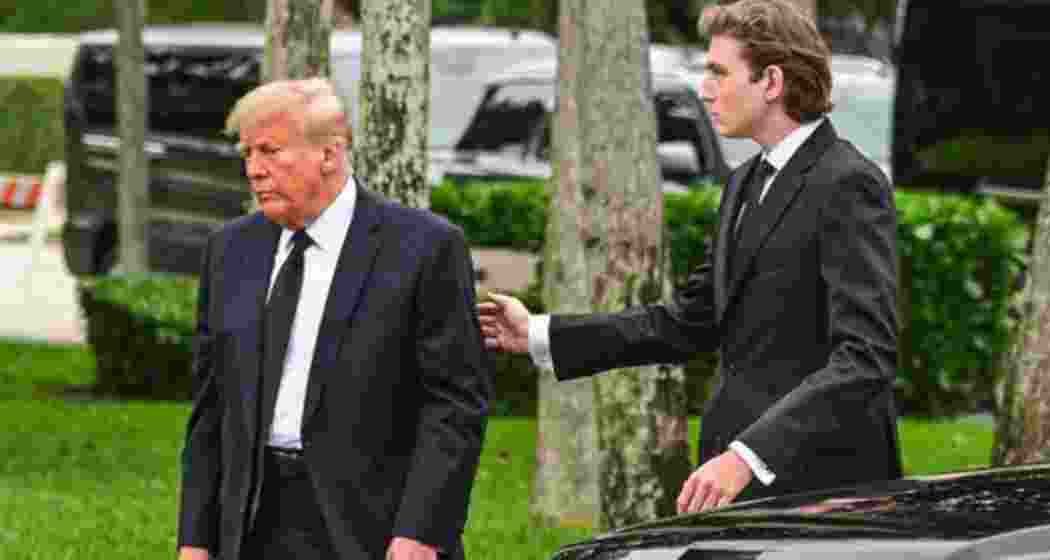 Republican presidential nominee and former U.S. President Donald Trump arrives at his rally in Coachella, California, U.S.  Republican presidential nominee and former U.S. President Donald Trump arrives at his rally in Coachella, California, U.S.