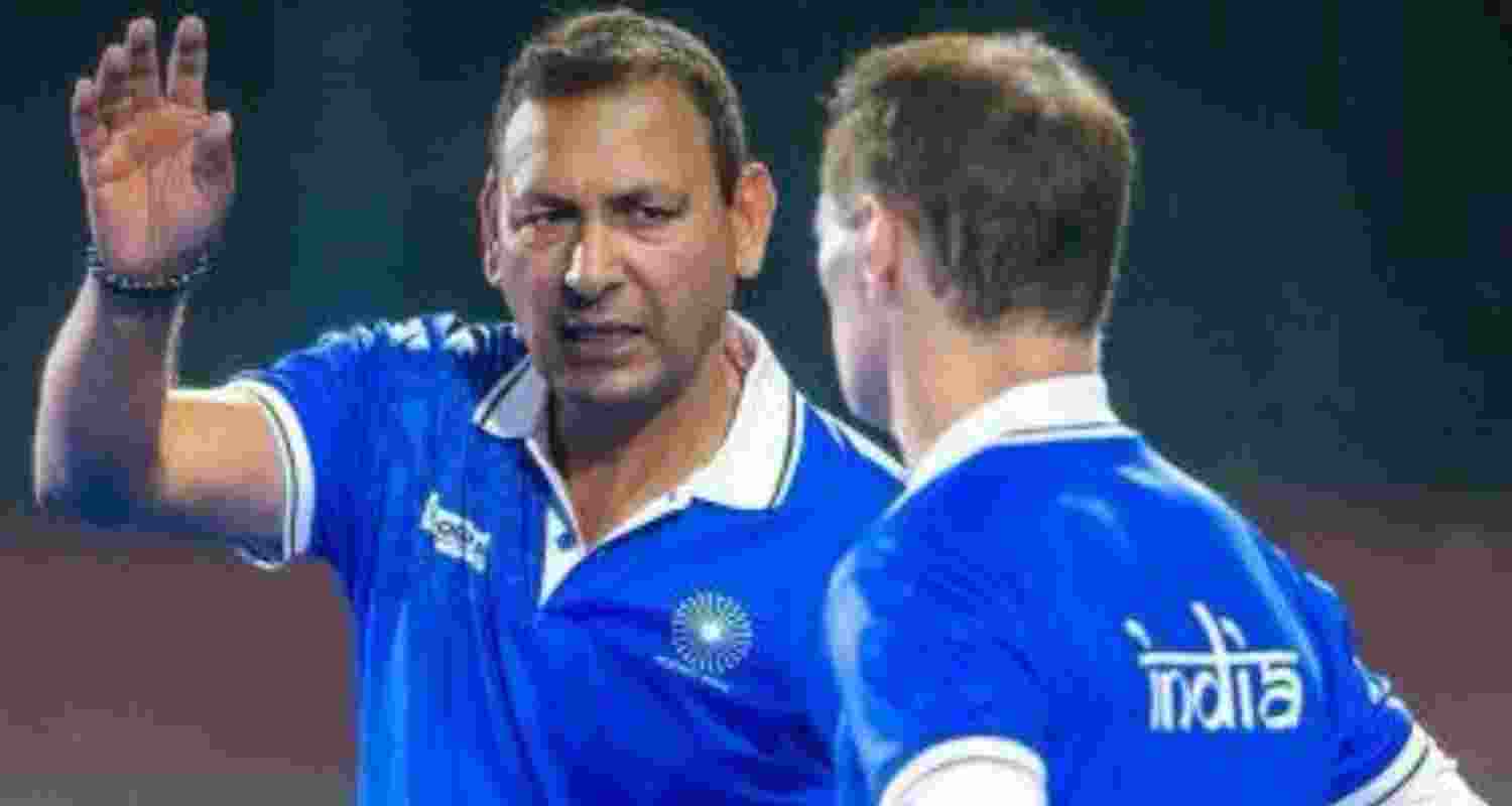 Women's Hockey team coach Harendra Singh. File Image. Women's Hockey team coach Harendra Singh. File Image.