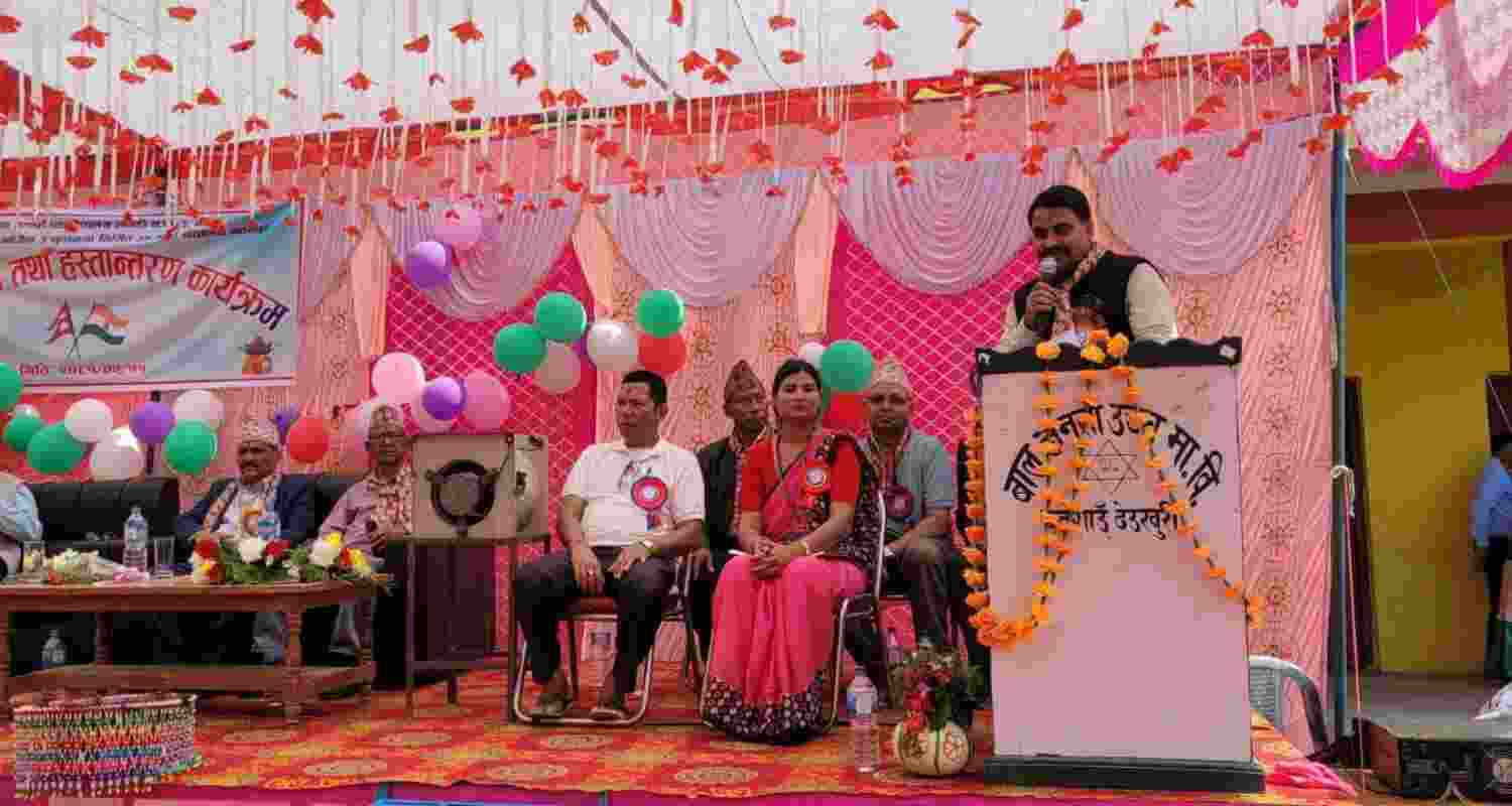 New Schools Built with Indian Aid Inaugurated in Nepal’s Dang District. Image X. New Schools Built with Indian Aid Inaugurated in Nepal’s Dang District. Image X.