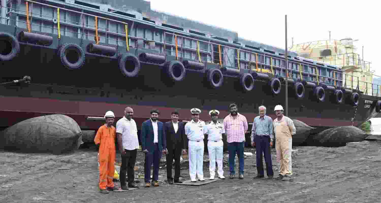 Indian Navy Welcomes Fifth Missile-Ammunition Barge LSAM 13. Indian Navy Welcomes Fifth Missile-Ammunition Barge LSAM 13.