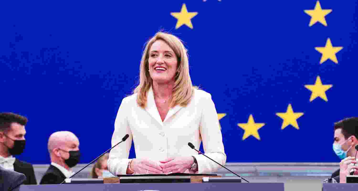 Metsola Re-Elected Promising Unity For European Project. Metsola Re-Elected Promising Unity For European Project.