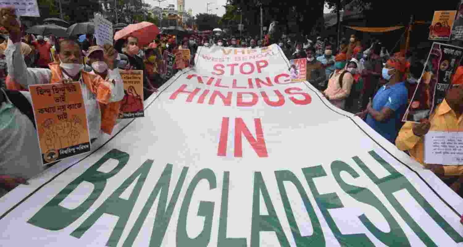 VHP Pushes For Protection Amid Bangladesh Political Turmoil. VHP Pushes For Protection Amid Bangladesh Political Turmoil.