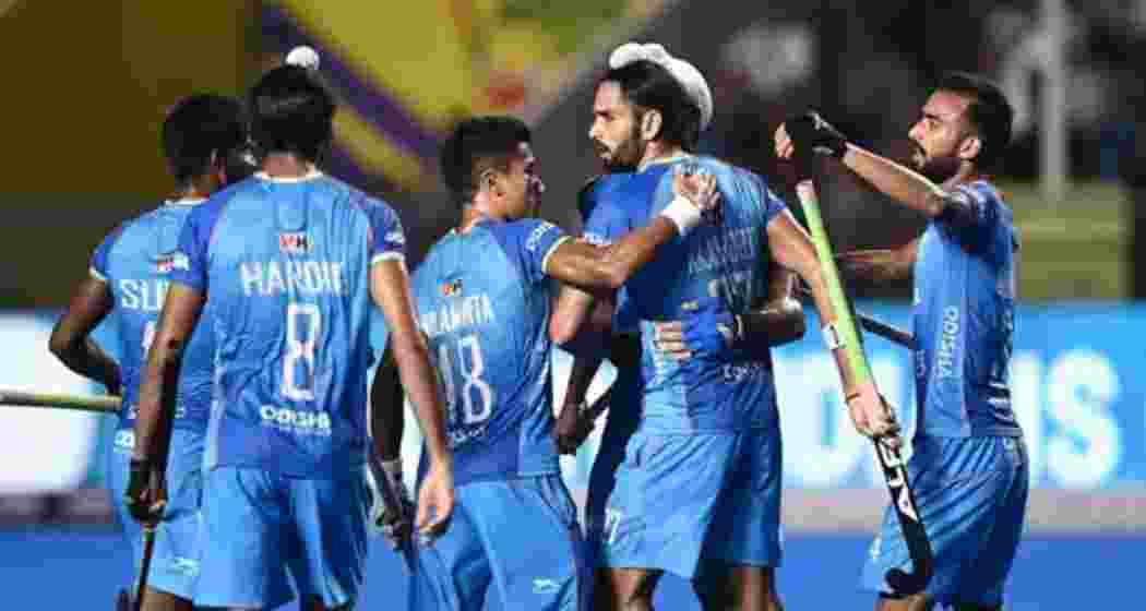 Indian Hockey team in Asian Champions Trophy 2023. File Photo.  Indian Hockey team in Asian Champions Trophy 2023. File Photo.