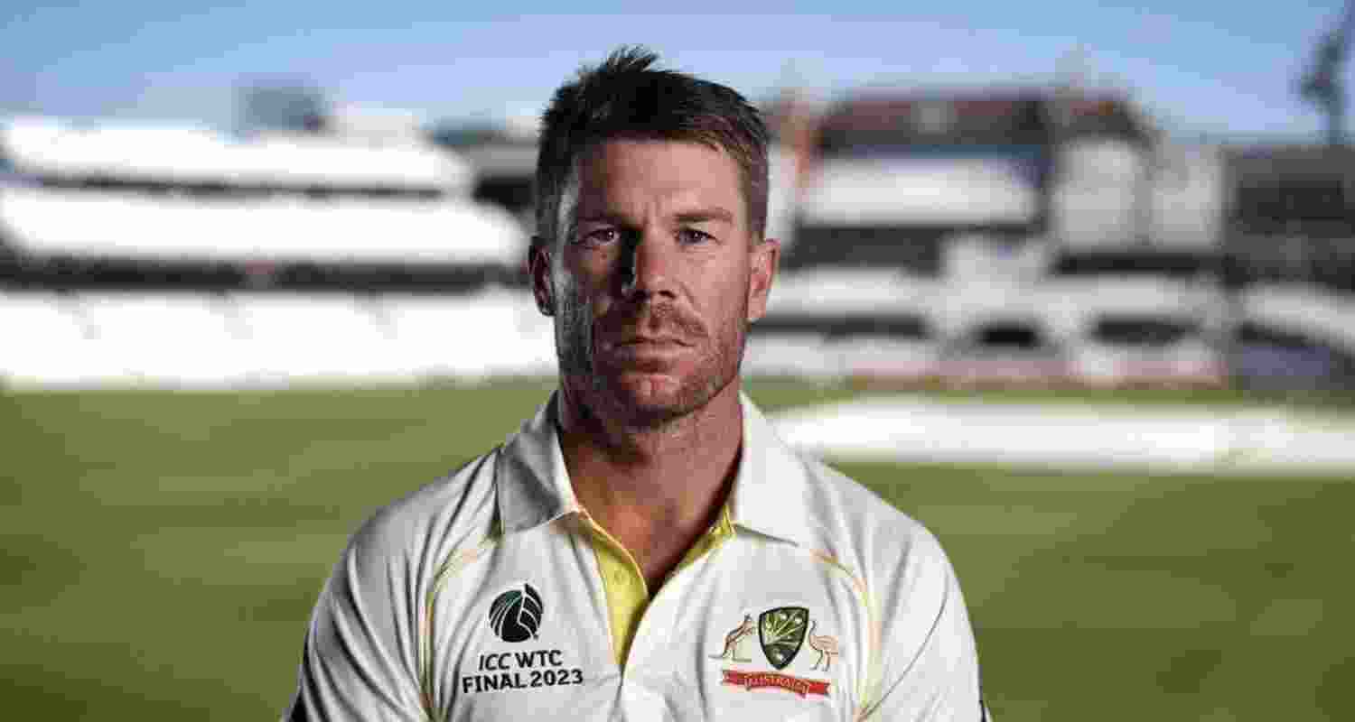 Former Australian opener David Warner. Image: X.  Former Australian opener David Warner. Image: X.