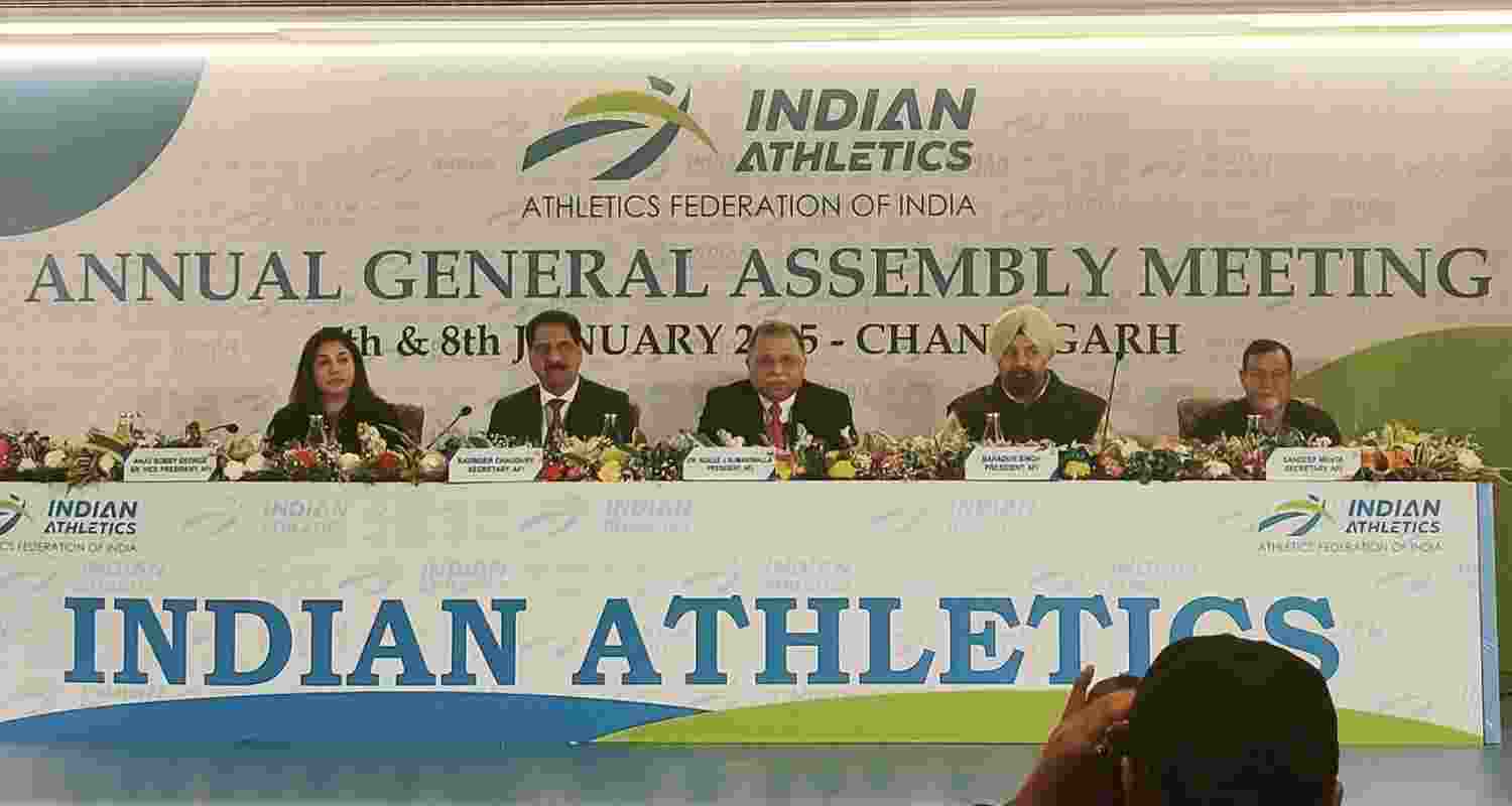 Bahadur Singh Sagoo takes charge as AFI president focused on growth. Bahadur Singh Sagoo takes charge as AFI president focused on growth.
