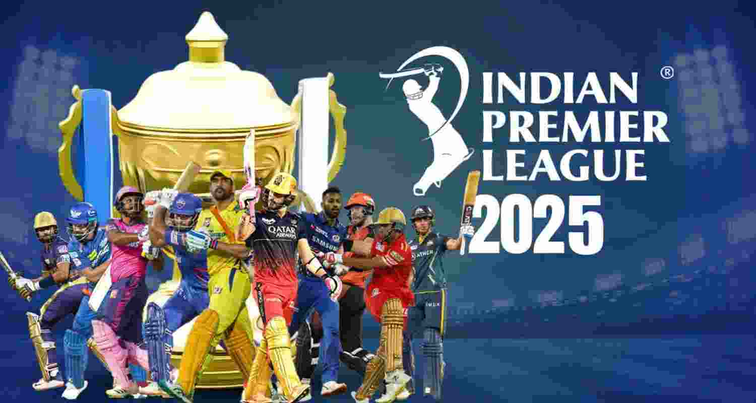 IPL 2025 to begin on March 21 final scheduled for May 25. Image IPL X. IPL 2025 to begin on March 21 final scheduled for May 25. Image IPL X.
