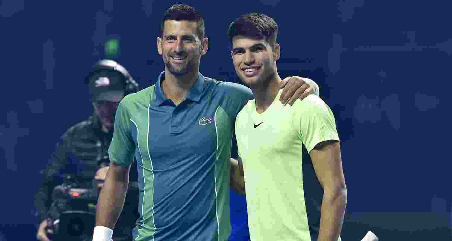 Novak Djokovic sets up exciting quarterfinal with Alcaraz. File Photo. Novak Djokovic sets up exciting quarterfinal with Alcaraz. File Photo.