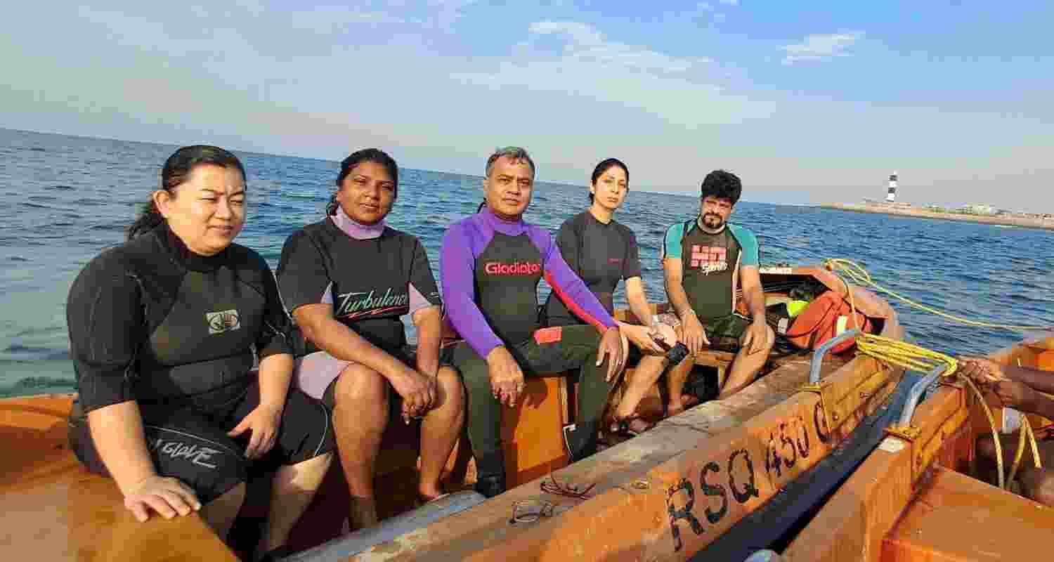 Archaeological Team Begins Groundbreaking Underwater Survey in Dwarka, Gujarat. Archaeological Team Begins Groundbreaking Underwater Survey in Dwarka, Gujarat.