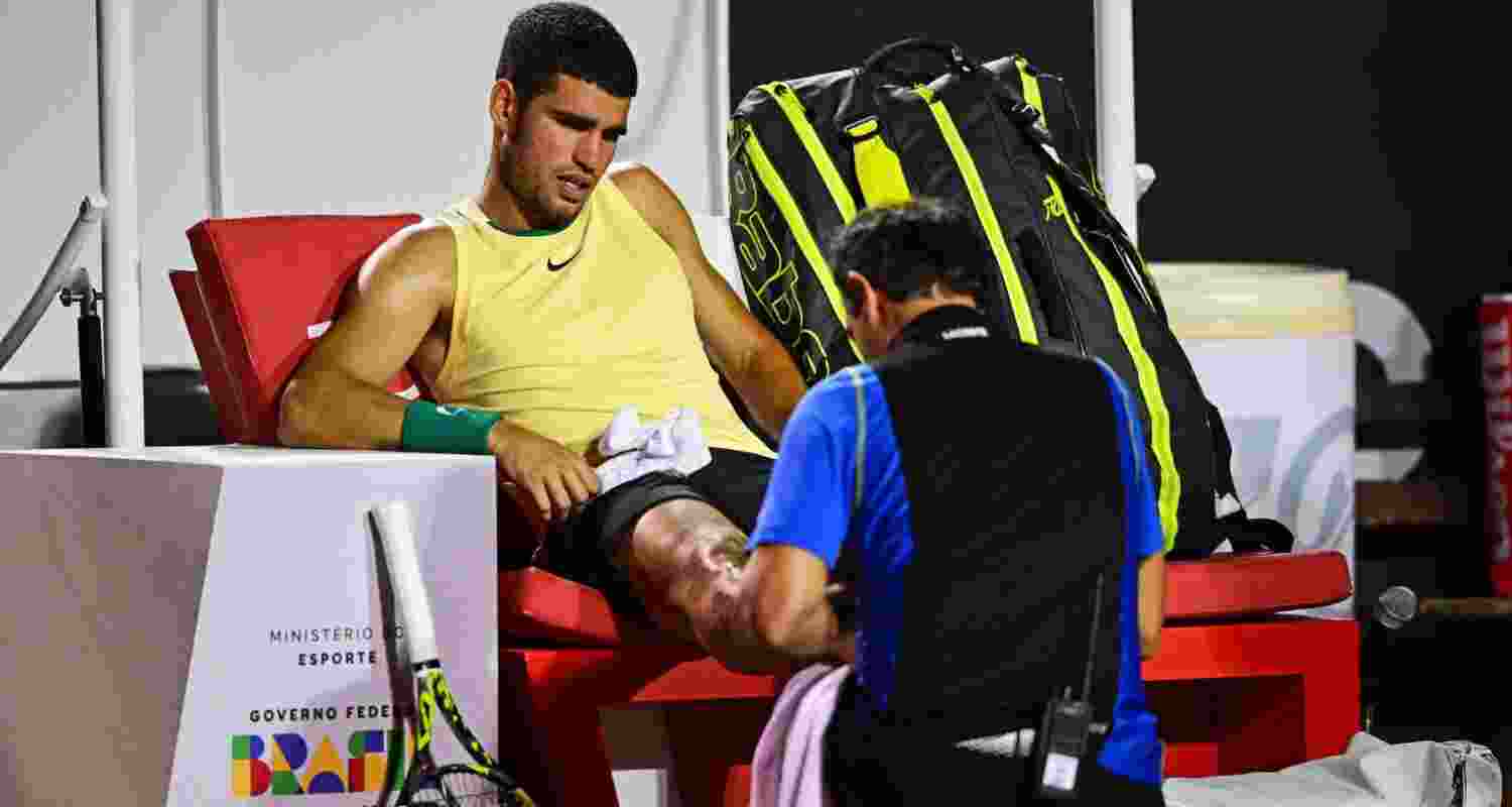 Carlos Alcaraz withdraws from Madrid tournament. Carlos Alcaraz withdraws from Madrid tournament.