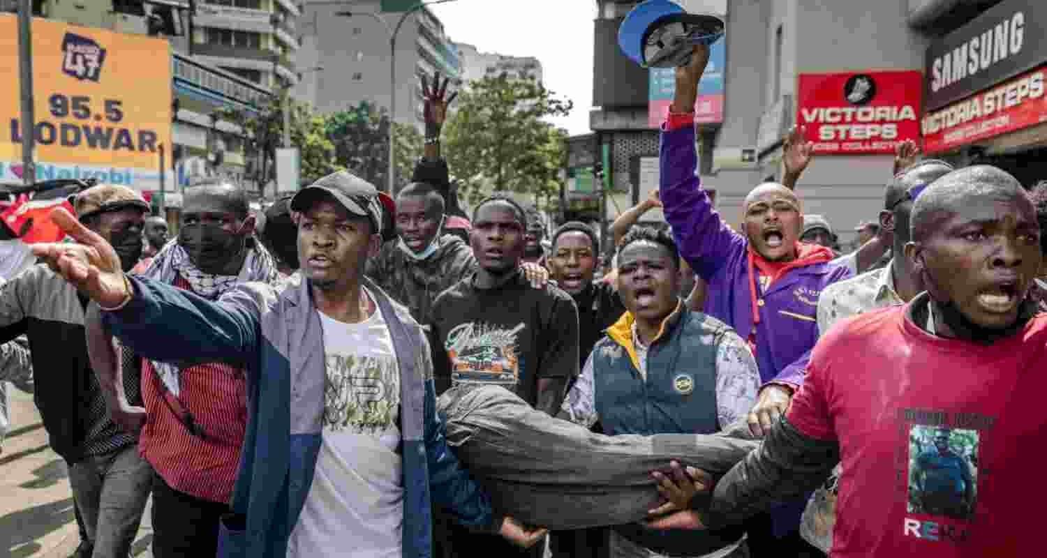Police Shoot Man as Nairobi Protest Over Custody Death Grows. Image X. Police Shoot Man as Nairobi Protest Over Custody Death Grows. Image X.
