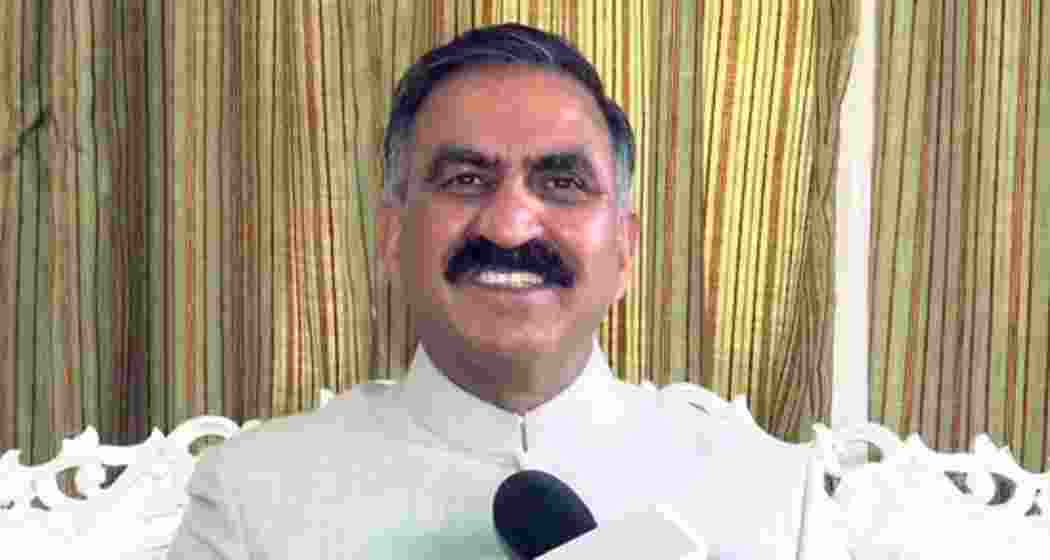 Himachal Pradesh CM Sukhvinder Sikh Sukhu.  Himachal Pradesh CM Sukhvinder Sikh Sukhu.
