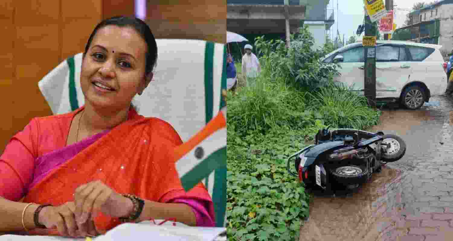 Kerala health minister meets with accident en route to Wayanad Kerala health minister meets with accident en route to Wayanad